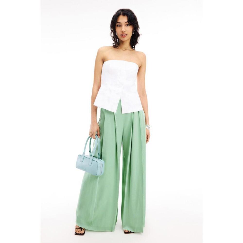 BOSS Green Tetosta Trousers Size 10 with minor fabric pull and discoloration